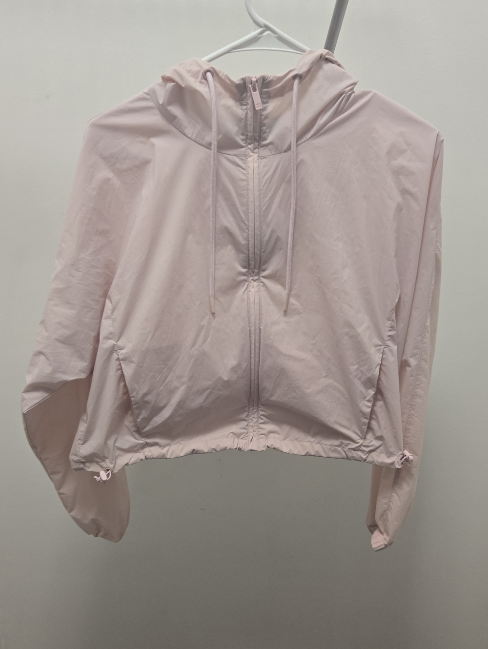 all in motion Pale Pink Hooded Bomber Jacket